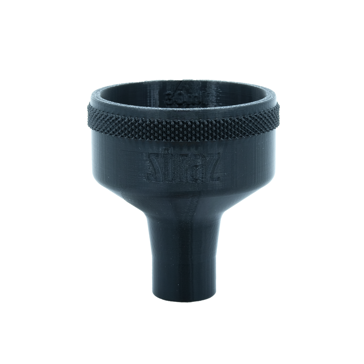 Sealant Funnel for filling tubeless bicycle tires with tire sealant. Alternative to tire sealant injector.